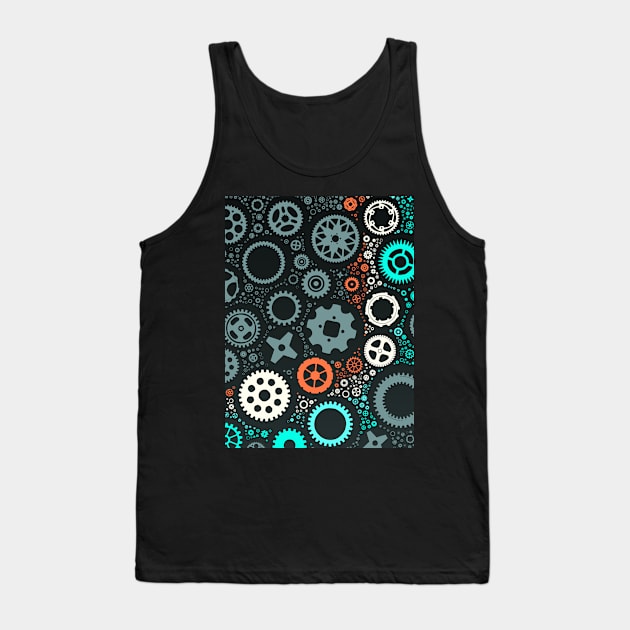 Gears Tank Top by Wavey's